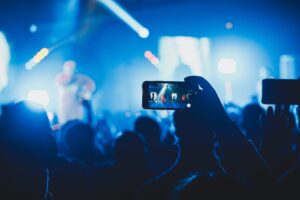 phone charger at festival