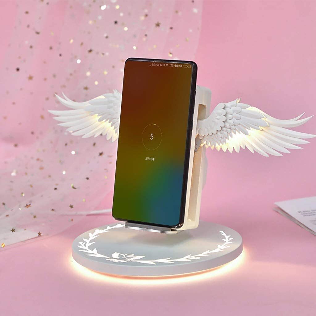 angel wings wireless charger picture